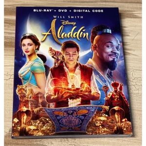 NWT Disney Aladdin Live Action Blu-Ray DVD Digital Code
